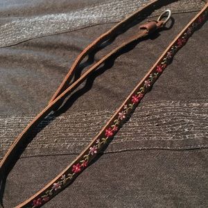 Aldo leather flower belt *🎁 with Purchase item! *